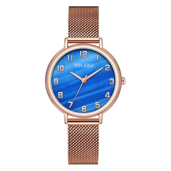 

fashon wholesale new numbers dial pointers women ladies female 2020 colouful face dress quartz wrist watches students gift clock, Slivery;brown