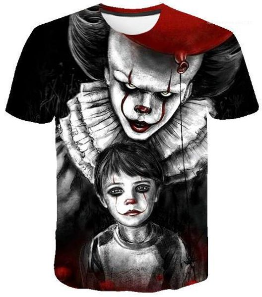 

fashion printed short sleeved tees mens joker o neck summer male clothing mens designer tshirts, White;black