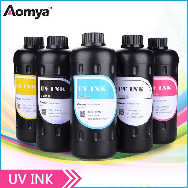 

ink refill kits 2 bottle x 500ml uv / led white for flatbed printer 3d 1390 1400 1410 l800 r290 r330