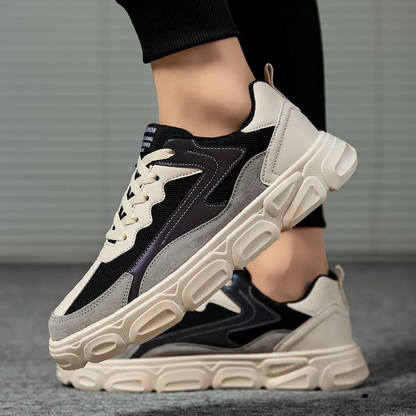 

para breathabl zomerschoenen work de lightweight casual casuales male for mens verano sports running suede informales sale shoe, Black