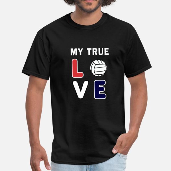 

volleyball my true love sportive v ball team gift t shirt men personalized 100% cotton s-xxxl pattern loose funny spring cool shirt