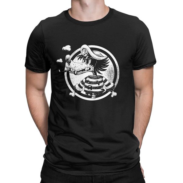 

nostalgic cartoon nu pogodi men's t shirts wolf novelty tees short sleeve round collar t-shirt cotton summer