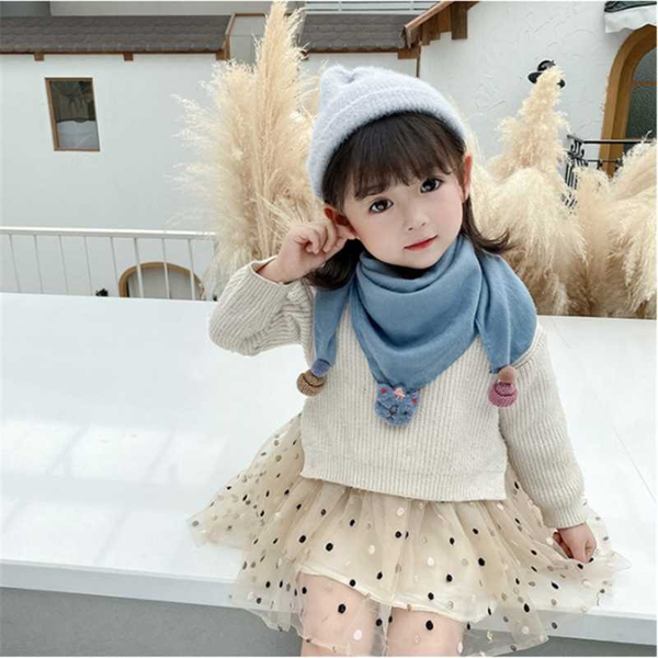 

kids children thin scarves cotton cat fall winter cute wraps rings boy girls accessories soft plush wholesale new gifts korean, Blue;gray
