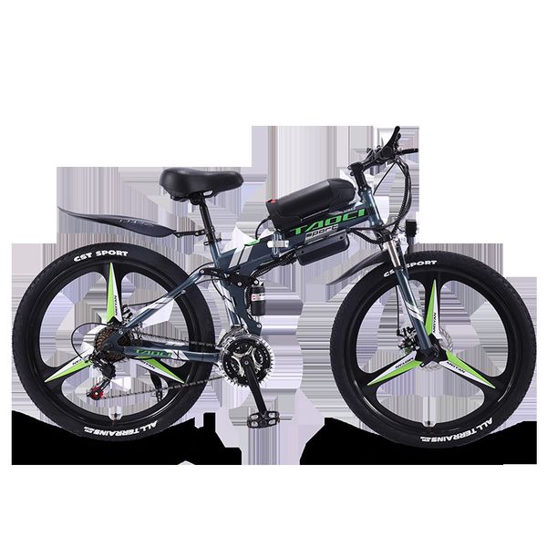 

new national standard lithium battery bicycle 26-inch 21-speed long endurance power mountain bike 36v electric folding bicycle