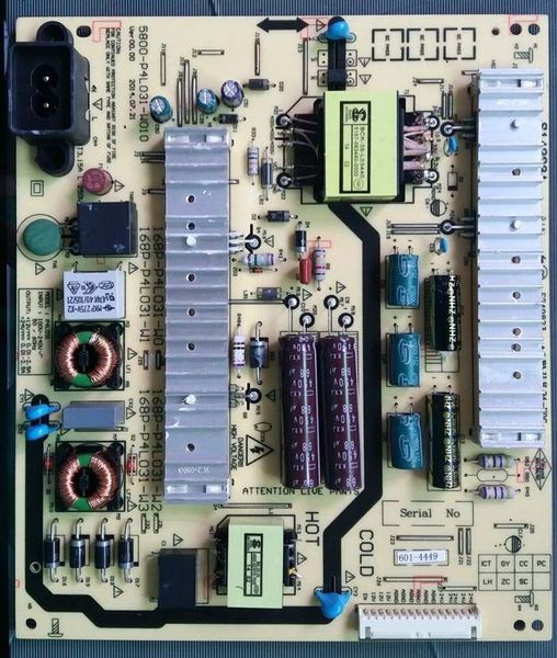 

cgjxs5800 -p4l031 -w010 168p -p4l031 -w0 power board 49e510 power pack