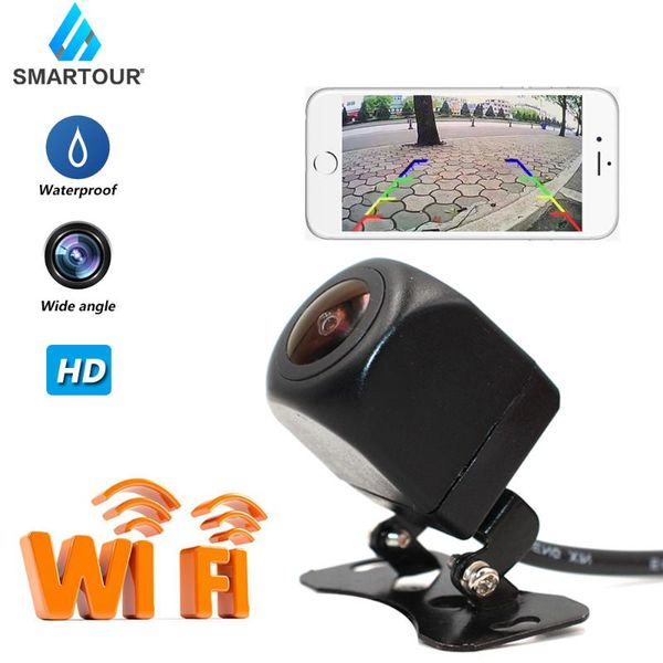 

smartour wide angle wifi wireless car rear view camera hd backup reverse camera night vision durable and practical