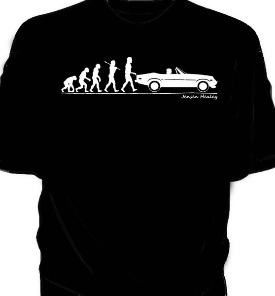 

men 2019 summer fashion selling evolution of man, british classic car fans sporter t-shirt design your own t shirt