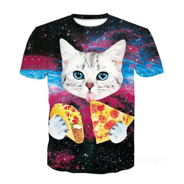 

cat ragdoll half sleeve pet 3d print shirts plus size graphic funny men clothing