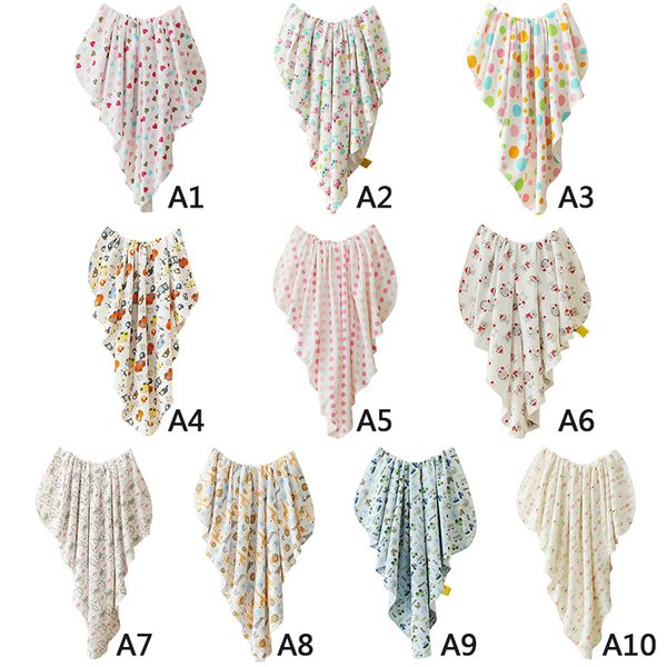 

newborn cotton blankets cartoon print muslin baby blankets bedding infant swaddle towel newborns swaddle blanket