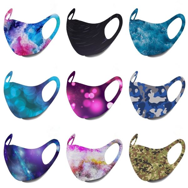 

2020 starry sky face mask моющихся американских выборы печать пыл магия шарф открытого велоспорт шея бандан оголовье # 655 # 542