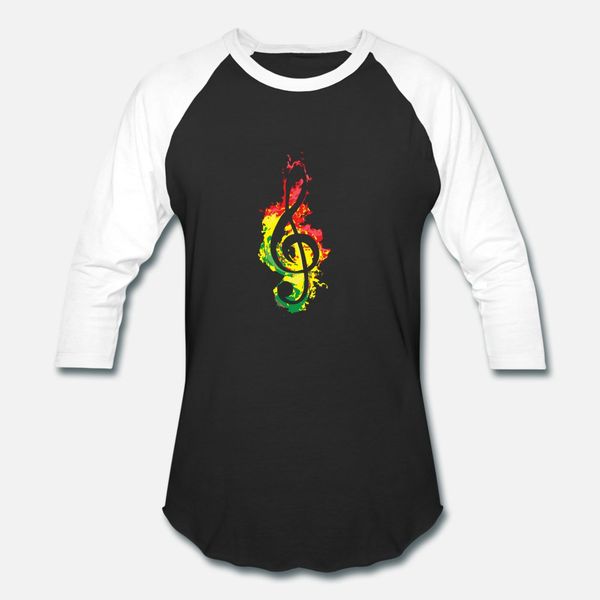 

music note key reggae color musician gift t shirt men designer cotton size s-3xl pattern gift funny spring letter shirt