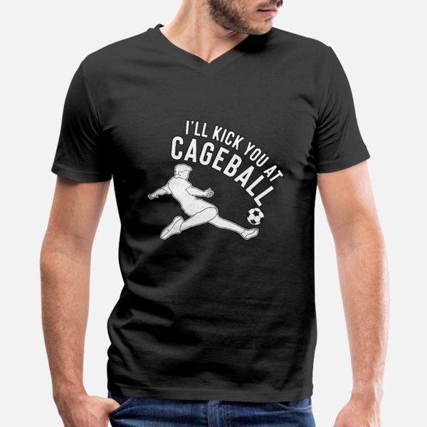 

cageball indoor football funny saying game sport t shirt men designer 100% cotton size s-3xl novelty crazy comical spring vintage shirt