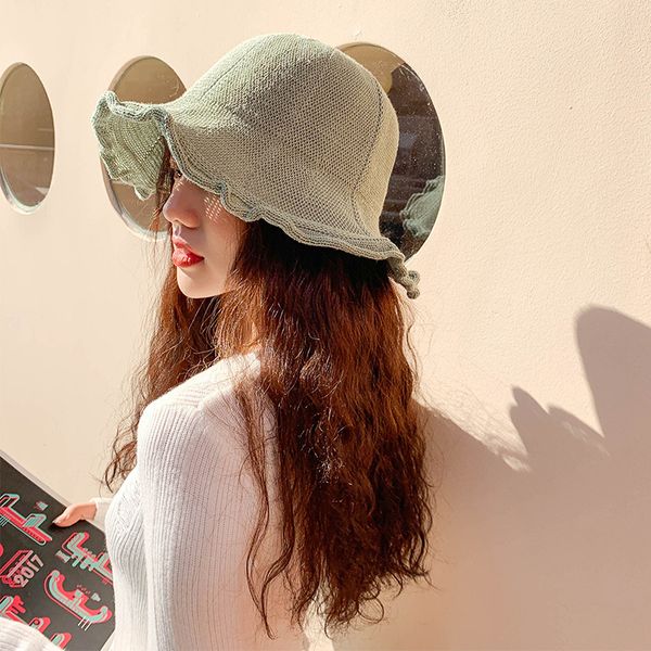 

new arrival sun hat summer fashion sun protection hat travel adjustable women beach holiday breathable summer, Blue;gray