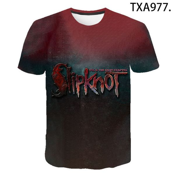 

slipknot boy girl printed cool 3d print shirts harajuku horror aesthetic men clothing