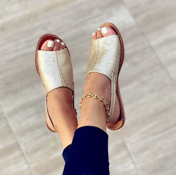 

laamei women sandals summer 2020 female shoes peep-toe wedges comfortable sandals slip-on female sandalias, Black