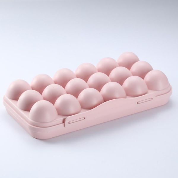 

egg tray holder egg storage box refrigerator crisper storage container 30*15*6.5cm pp plastic tray holder household sale
