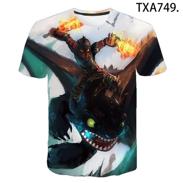 

pocket toothless how to train your dragon animal summer boy girl 3d print shirts kawaii harajuku aesthetic men clothing