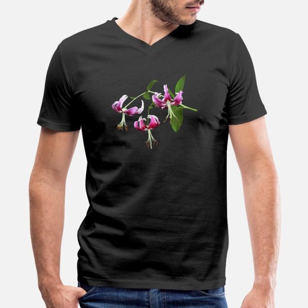 

pink turk's cap lilies t shirt men knitted short sleeve plus size 3xl formal famous authentic spring slim shirt