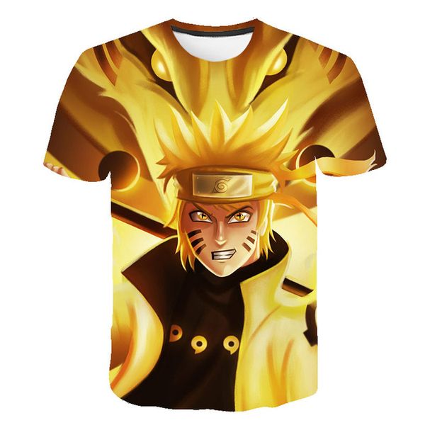 

style classic anime naruto lovely cosplay o collar new 3d print shirts funny comics hippie men clothing