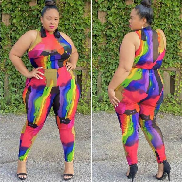 

slim plus size clothing sleeveless contrast designer womens two piece sets caual breathable fahion two piece pants, White