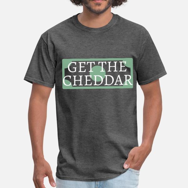 

become rich get the cheddar t shirt men customize cotton o neck outfit crazy building summer kawaii shirt
