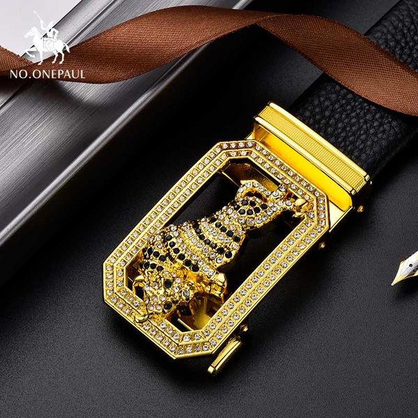 

no.onepaul belt cow leather belts men 3.8cm width luxury fashion leather strap men genuine belts for automatic, Black;brown