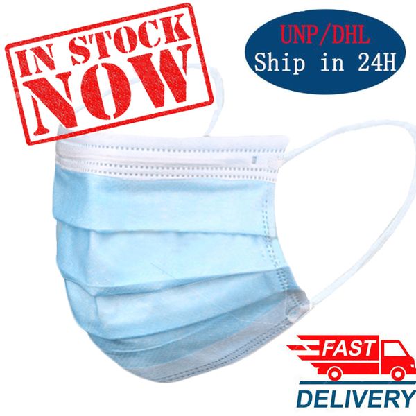 

in 24hdisposable face mask 3 ship layers anti-dust pm2.5 masks ear loop mouth mask1