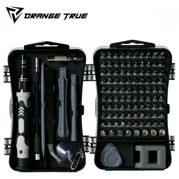 

115 in1 screwdriver set of screw driver bit small waist design set multi-function precision mobile phone repair device hand tool