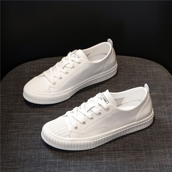 

2020 autumn new breathable multifunctional casual flat leather shoes, Black