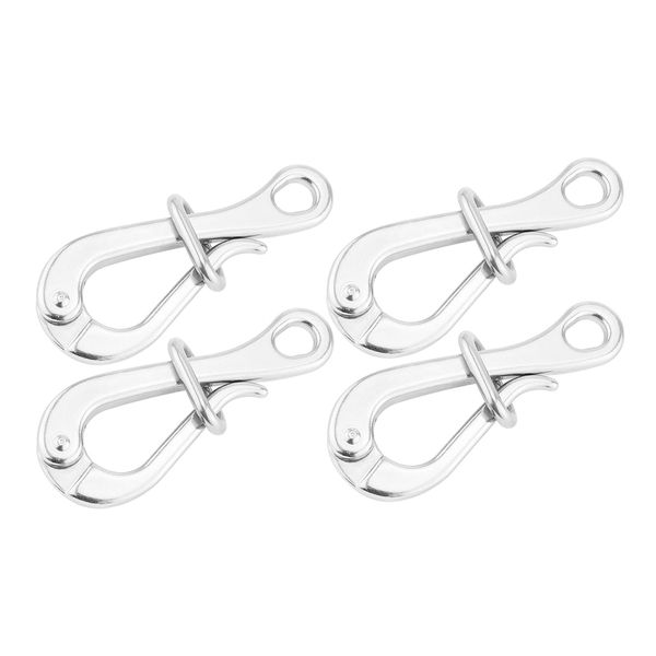

4 pieces 100mm 4inch 316 stainless steel pelican hook w/ quick release