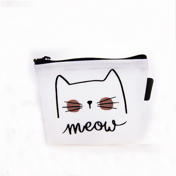 

fashion portable make up bag travel cosmetic bags women makeup case toiletry wash storage pouch cartoon cat beauty organizer bag