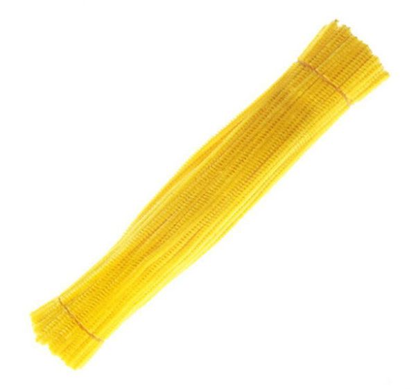 

craft chenille for children chenille 12 creative handmade creative 30cm stems pipe cleaners arts stem 500unit yellow materials ryfjw