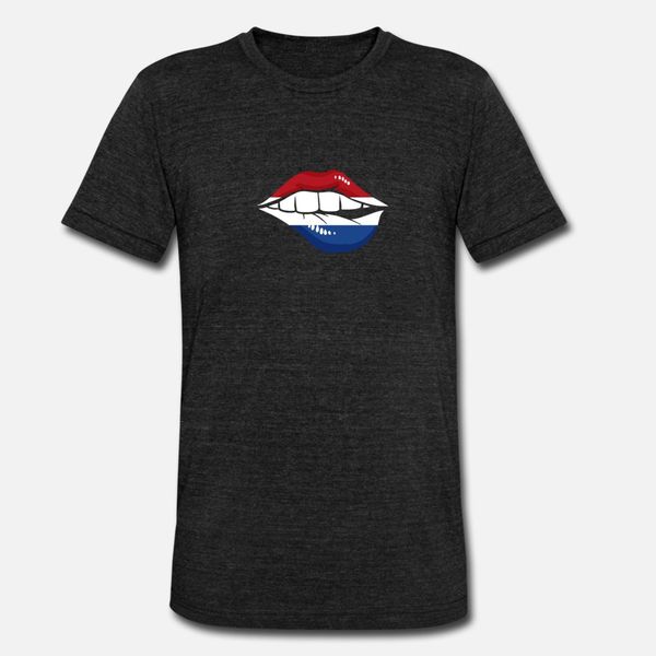 

netherlands kiss lip flag gift holland t shirt men designer 100% cotton size s-3xl formal sunlight basic summer style pattern shirt