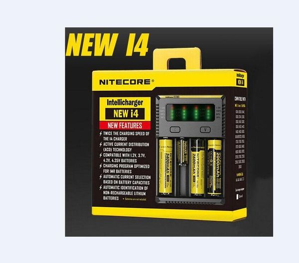 

nitecore i4 charger intelli universal 1500mah max output e cig chargers for 18650 18350 26650 10440 14500 battery