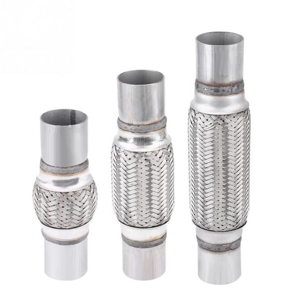 

double braided heavy duty stainless steel exhaust pipe tube car accessories