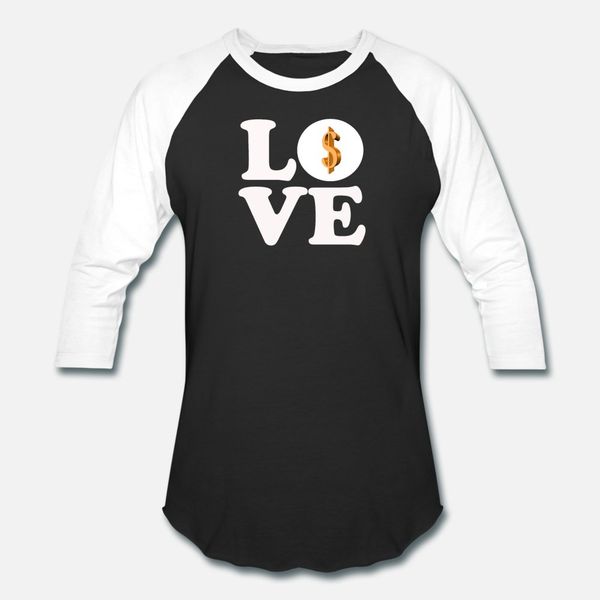 

любовь доллар тенниска мужчины конструктора с коротким рукавом s-xxxl homme fit new style summer style family рубашка