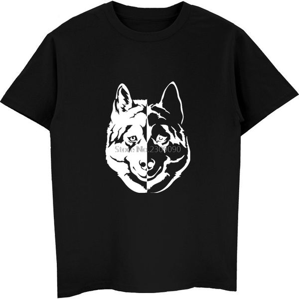 

siberian husky dog funny t-shirt summer men cotton short sleeve t shirt hip hop tees harajuku streetwear fitness shirt