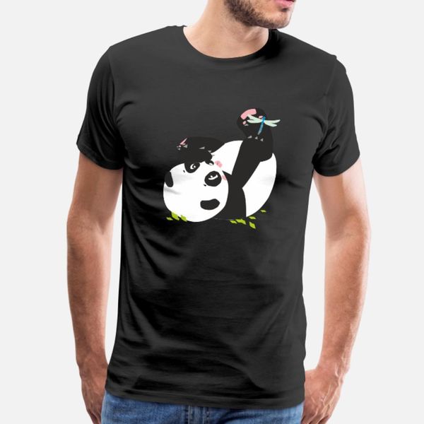 

kawaii panda игра с dragon fly t shirt men проектирование tee shirt s-xxxl письма против морщин нового стиля летнего стиля trend shirt