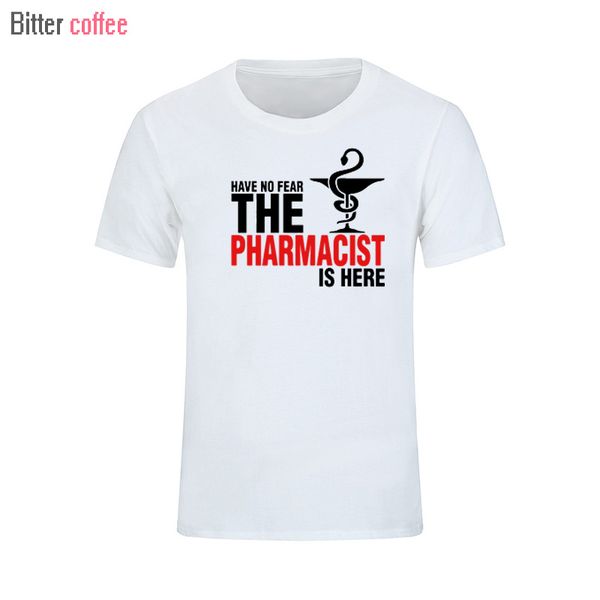 

summer have no fear the pharmacist is here t shirt pharmacy t-shirts short sleeve men leisure time t shirt fashion t shirt