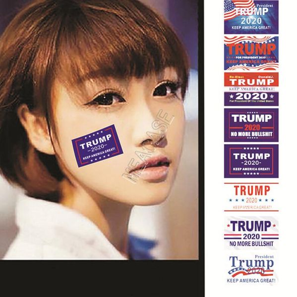 

biden 2020 usa election face sticker decals trump keep america great for president biden waterproof decal stickers body decoration d81906, Blue