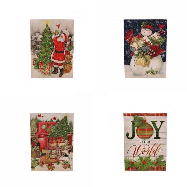 

christmas decorations letters santa claus gloves colorful pull flags banners christmas tree clothes fireplace decor#494