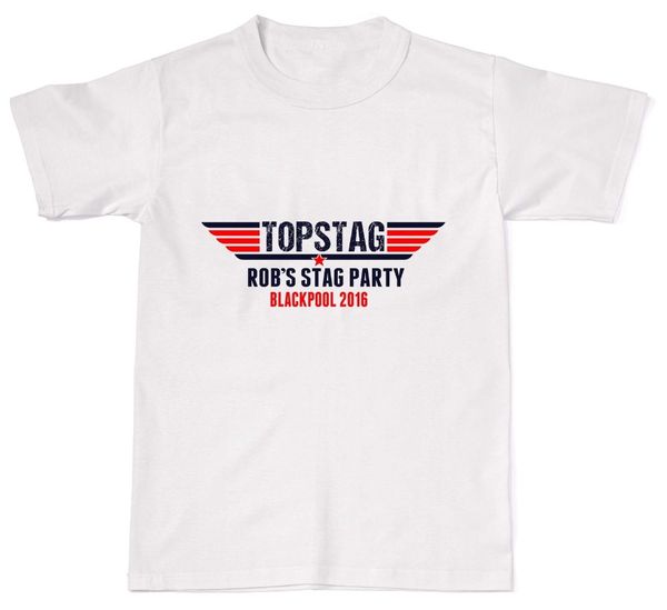 

2019 summer sale fashion tag gun stag party do personalised custom t-shirt cotton
