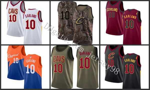 

кливленд кавальерс мужчины # 10 darius garland fanatic orange nba swingman throwbackjerse, Black
