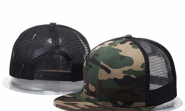

new trendy styles blank mesh camo baseball caps black hip hop hats mens women casquettes bboy gorras bones snapback solid0441, Blue;gray