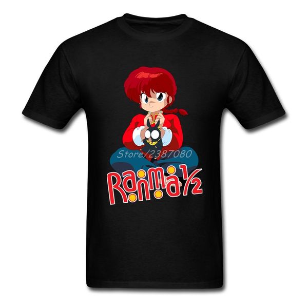 

ранма nibun-нет-ichi футболка с коротким рукавом xxxl brand-одежда hip hop автомобиля стайлинг o-образным вырезом хлопок tee рубашки homme