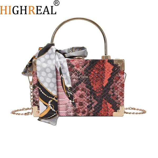 

new fashion designer mobile phone bag women shoulder chain bag embossed python leather crossbody lady trendy