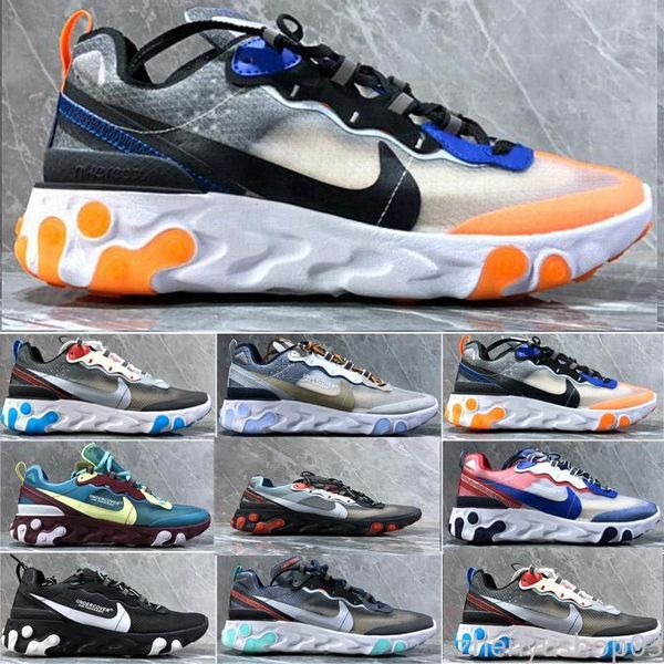 

2020 Chaussure best mens trainers Element 87 55 Undercover Upcoming grey royal red sports shoes men women Sneakers shoes 7-11 z3