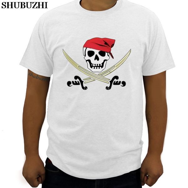 

jolly roger skull men's t-shirt summer luxury shubuzhi brand t-shirt new men 3d tshirt euro size