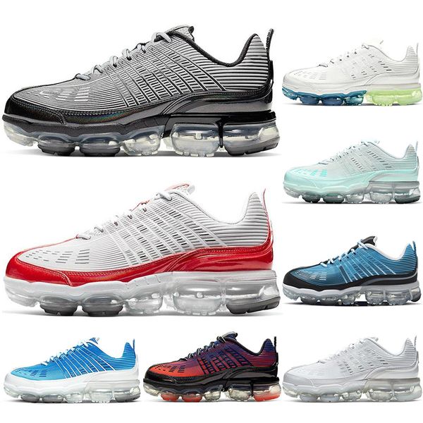 

360 men women running shoes varsity royal hyper pink laser blue light aqua black triple white mens trainers fashion sports sneakers, White;red