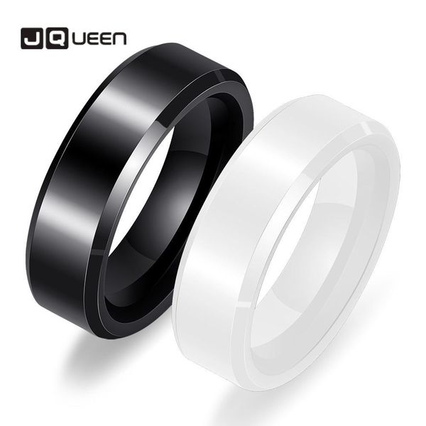 

wedding rings sell ceramic ring japan and south korea fashion simple men women's trend pair personality jewelry, Slivery;golden